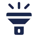Flashlight On SVG Icon